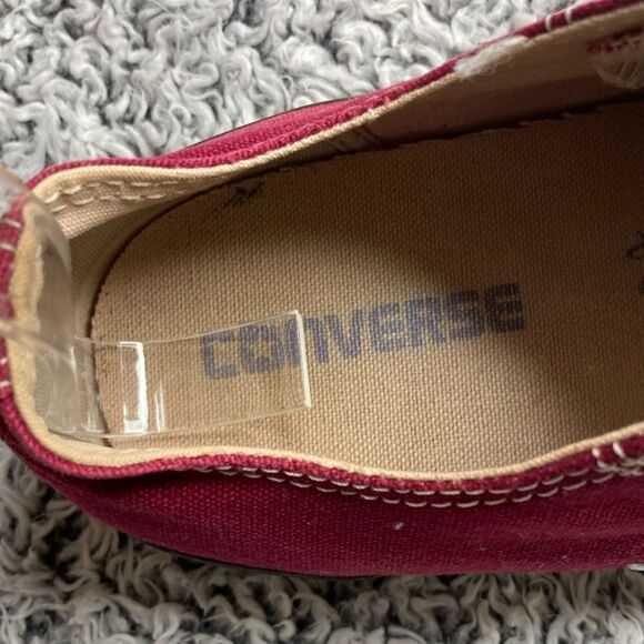 Vtg M7W9 Converse All Star Chuck Taylor Unisex Maroon Low Top Made in USA Shoes - Picture 8 of 11